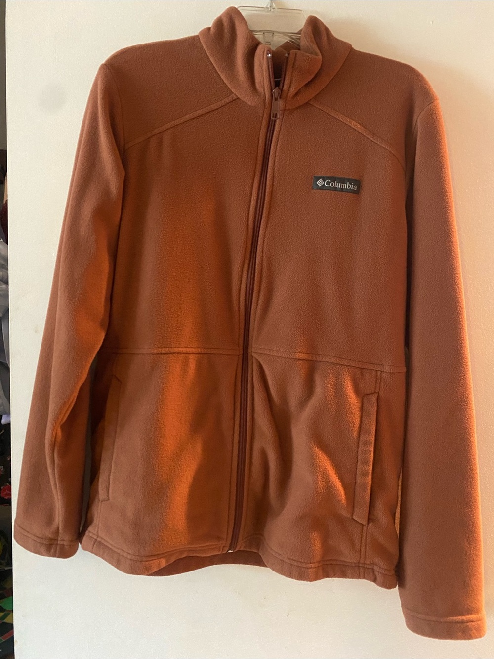 Columbia Men's terracota Full-Zip Fleece Jacket